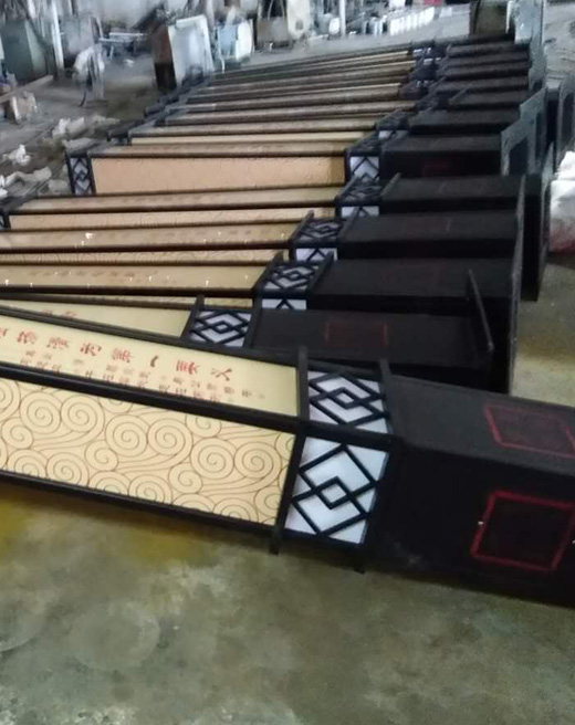 定制生產(chǎn)方柱內(nèi)透光廣場景觀燈實(shí)拍圖片