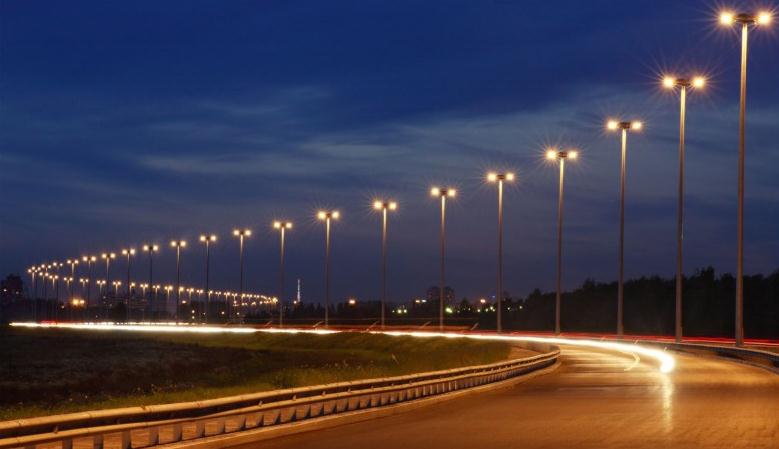 七度照明高速公路LED路燈案例實景拍攝